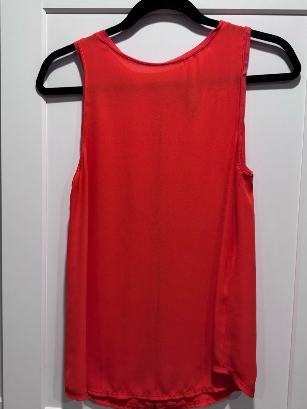 Women’s Sleeveless Red Tank Top - Lightweight Summer Layer